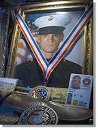 Marine Corporal Jason Dunham, Medal of Honor recipient.