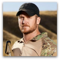 Navy CPO Chris Kyle, SEAL, the Deadliest American Sniper in history.