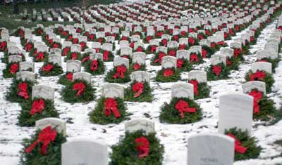 Christmas Wreaths at Arlington National Cemetery
