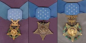 Medals of Honor, the highest American military award for valor