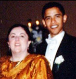 Barack Obama and his mother, Ann Dunham Soetoro.