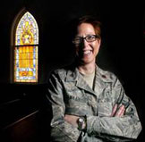 Chaplain (Major) Sarah Shirley, the driving force behind Military Saves